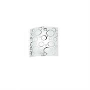 APPLIQUE BUBBLE CROMO 1XE27 23x23CM