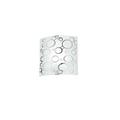 APPLIQUE BUBBLE CROMO 1XE27 23x23CM