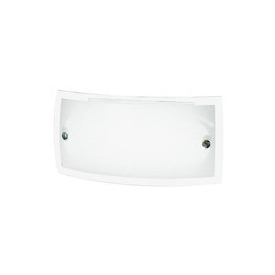 APPLIQUE BOMBA BIANCA 1XE27 35x17CM