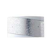 APPLIQUE PARIS SILVER 2XE27 35x20CM