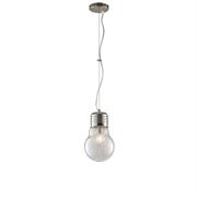 SOSPENSIONE LAMPADINA FILI ALLUMINIO 1XE27 30x38CM