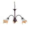 LAMPADARIO 1162 RUGGINE 3XE14 55,6x37,9CM