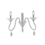 APPLIQUE ESTEFAN BIANCO 2XE14 39x29x23CM