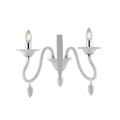 APPLIQUE ESTEFAN BIANCO 2XE14 39x29x23CM