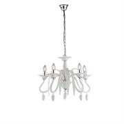 LAMPADARIO ESTEFAN BIANCO 5XE14 53x45,5CM