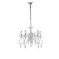 LAMPADARIO ESTEFAN BIANCO 5XE14 53x45,5CM