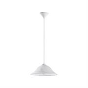 LAMPADA A SOSPENSIONE BIANCA ALBANY E27 1X60W