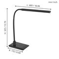 LAMPADA DA TAVOLO TOUCH NERO LED LAROA 4.5W 4000K 550LM