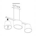 LAMPADA A SOSPENSIONE ALMEIDA1 E14 3X25W