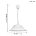 LAMPADA A SOSPENSIONE ALESSANDRA E27 GLOBE 1X60W