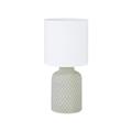 LAMPADA DA TAVOLO BELLARIVA GRIGIA E14 1X40W