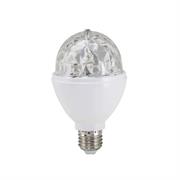LAMPADINA MULTICOLOR GIREVOLE E27 3W