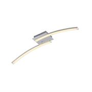 APPLIQUE 2 STELI AD ARCO LED 6W ALLUMINIO