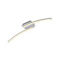 APPLIQUE 2 STELI AD ARCO LED 6W ALLUMINIO