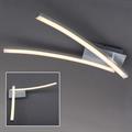 APPLIQUE 2 STELI AD ARCO LED 6W ALLUMINIO