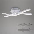 APPLIQUE 2 LED 6W MECM ALLUMINIO