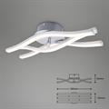 APPLIQUE 3 LED 18W 37,4CM ALLUMINIO