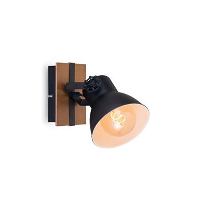 LUCE SPOT 21CM 1XE27 25W NERO