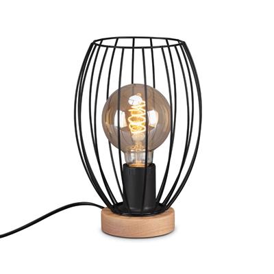 LAMPADA DA TAVOLO 17,5CM 25W NERO
