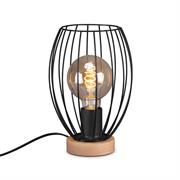 LAMPADA DA TAVOLO 17,5CM 25W NERO