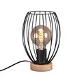 LAMPADA DA TAVOLO 17,5CM 25W NERO