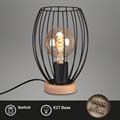LAMPADA DA TAVOLO 17,5CM 25W NERO