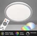LUCE A SOFFITTO LED RGB CCT Ø50CM 40W 4000LM GRIGIO