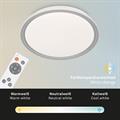 LUCE A SOFFITTO LED RGB CCT Ø50CM 40W 4000LM GRIGIO