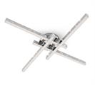 PLAFONIERA LED REY 60x60CM 24W METALLO-CROMO