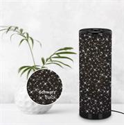 LAMPADA DA TAVOLO A LED CIELO STELLATO 5W CROMO NERO