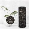 LAMPADA DA TAVOLO A LED CIELO STELLATO 5W CROMO NERO