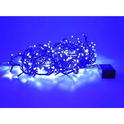LUCI INTERNO 300 LED BLU 8 GIOCHI DI LUCE