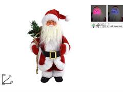 BABBO NATALE 50CM CON MOVIMENTI MUSICA E LUCI 50CM