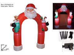 ARCO GONFIABILE CON BABBO NATALE 270cm.
