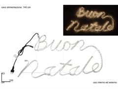 SCRITTA BUON NATALE LUMINOSA