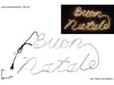 SCRITTA BUON NATALE LUMINOSA