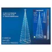 ALBERO 200CM 274LED BIANCO FREDDO