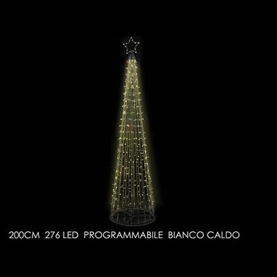 ALBERO 200CM 276LED BIANCO CALDO