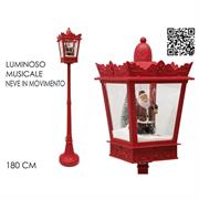 LAMPIONE ROSSO CON LUCI SUONI E MOVIMENTI 180CM