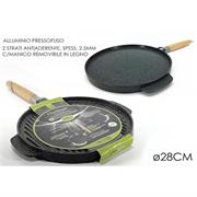 BISTECCHIERA CHEF STONE 2in1 28cm