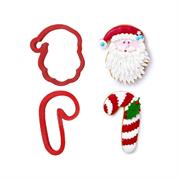 DECORA TAGLIAPASTA BABBO NATALE 2PZ