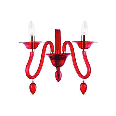 APPLIQUE ESTEFAN ROSSO 2XE14 40W