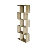 LIBRERIA RIPIANI SFALSATI MARRONE 58x28x180CM