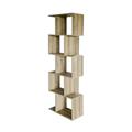 LIBRERIA RIPIANI SFALSATI MARRONE 58x28x180CM