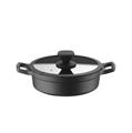 CASSERUOLA BASSA CON COPERCHIO IN ALLUMINIO PRO 40CM