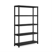 SCAFFALE PLUS 5 RIPIANI 120x40x187H NERO