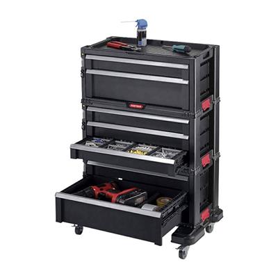 KETER CASSETTIERA MOBILE IN METALLO 7 CASSETTI