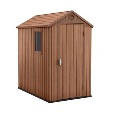 KETER CASETTA DA GIARDINO IN RESINA DARWIN 4X6 WOOD