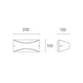 APPLIQUE 10W LED 4000K BIANCO