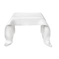 DRAPPEGGI TAVOLO QUADRATO BASSO BIANCO